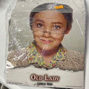 Old Lady Child Wig